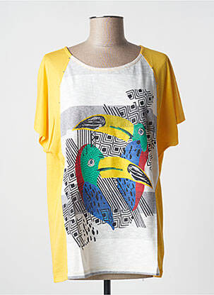 Tricou galben BAGORAZ femeie