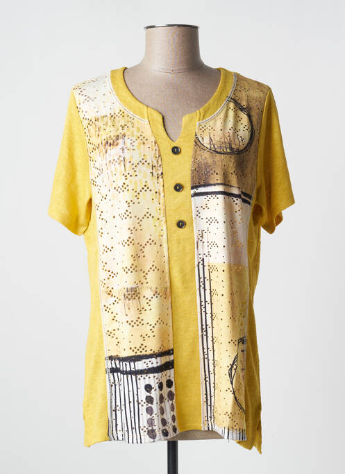 Tricou galben BAGORAZ femeie