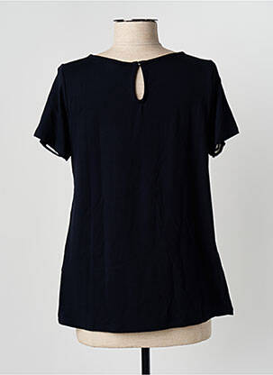 Tricou elasticitate mâneci scurte albastru KALISSON femeie
