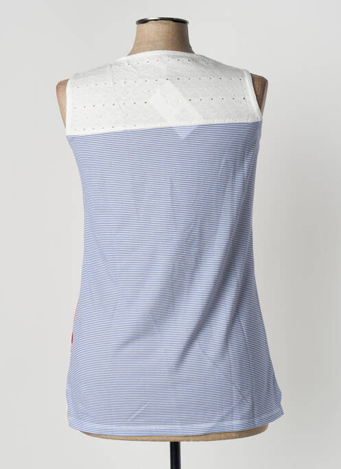 Top alb KALISSON femeie