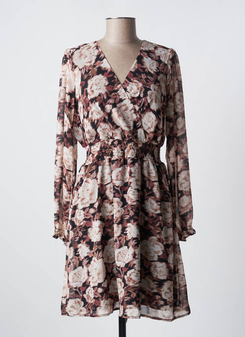 Rochie scurtă maro IKOONE&BIANKA femeie