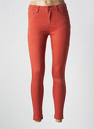 Pantalon 7/8 talie înaltă talie înaltă portocaliu NINA CARTER femme