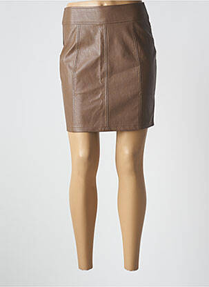 Fustă scurtă maro UNIKA femeie