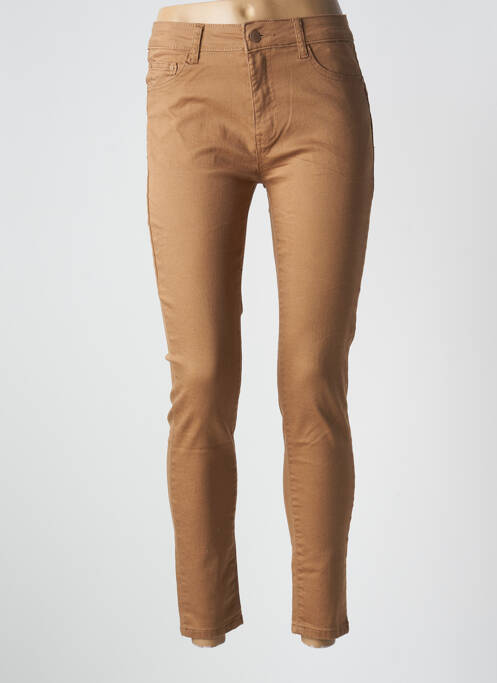 Pantalon 7/8 bej MILA femeie