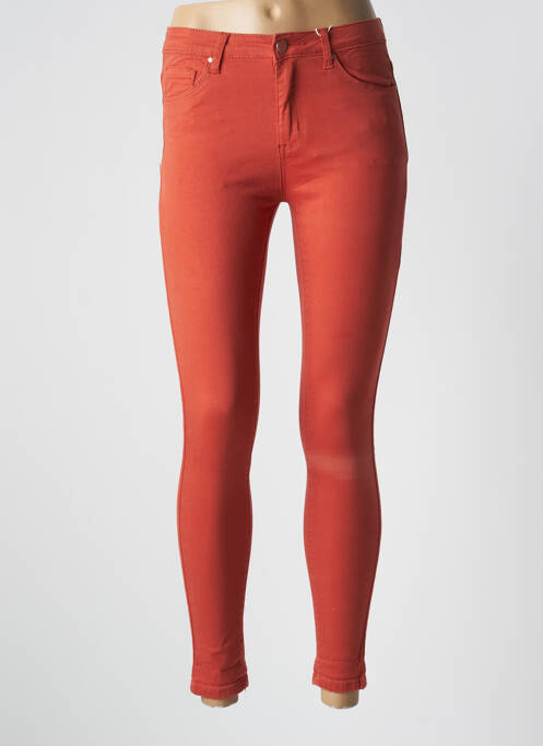 Pantalon 7/8 portocaliu NINA CARTER femeie