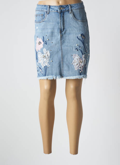 Fustă scurtă albastru TOXIK3 femeie