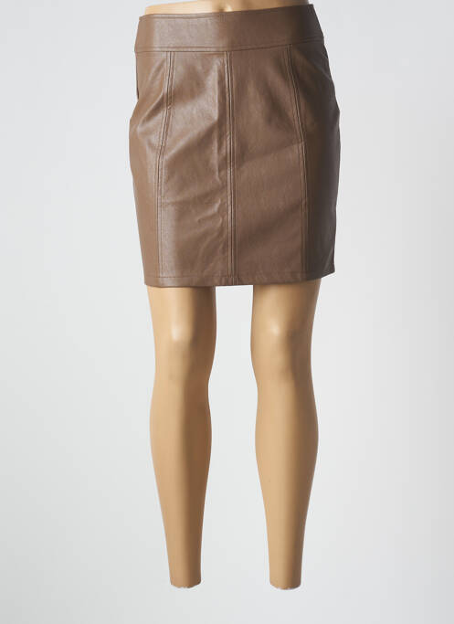 Fustă scurtă maro UNIKA femeie