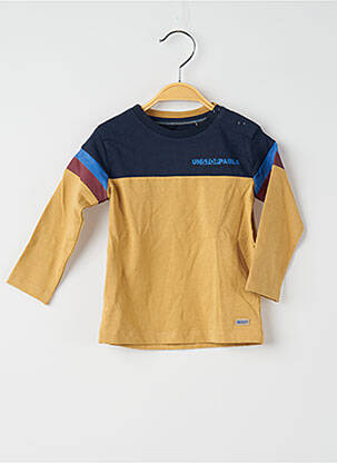 Tricou mâneci lungi mâneci lungi albastru QUAPI băiat