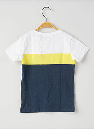 Tricou croială dreaptă mâneci scurte albastru QUAPI băiat