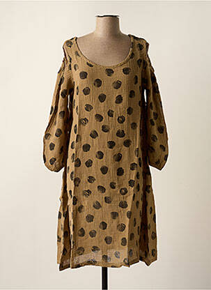 Rochie midi maro TEHANA femeie