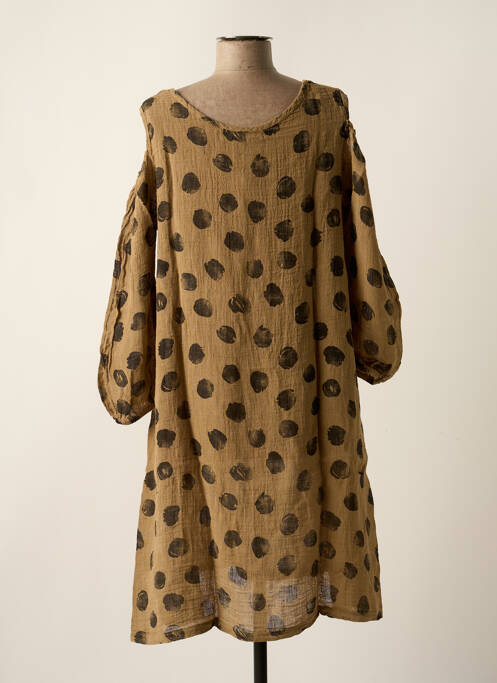 Rochie midi maro TEHANA femeie