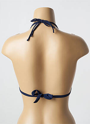 Sutien de costum de baie top triunghiuri top triunghiuri albastru BANANA MOON femeie