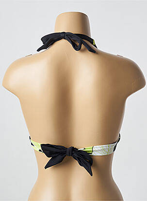 Sutien de costum de baie închidere cu legături de legat top sutien modelat galben BANANA MOON femme