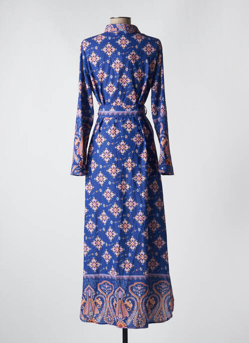 Rochie lungă albastru AMY&CLO femeie