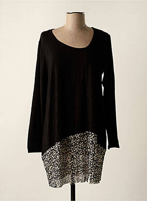 Tunică mâneci lungi negru TEHANA femeie