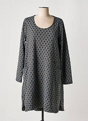 Rochie midi mâneci lungi mâneci lungi gri TEHANA femeie