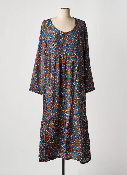 Rochie lungă albastru TEHANA femeie