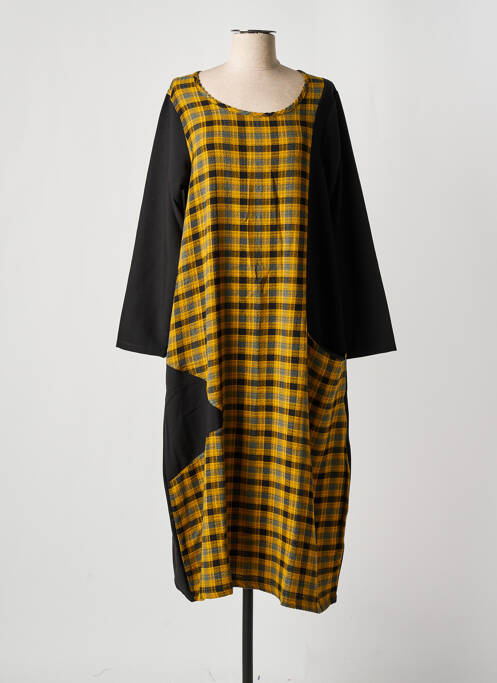 Rochie lungă galben TEHANA femeie