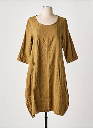 Rochie midi bej închis EFFET MER femeie