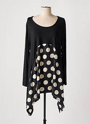 Tunică mâneci lungi negru TEHANA femeie