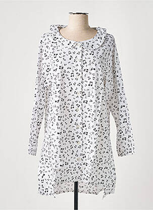 Tunică mâneci lungi alb TEHANA femeie