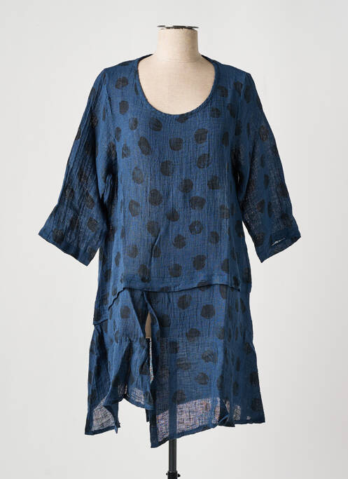 Tunică mâneci lungi albastru TEHANA femeie