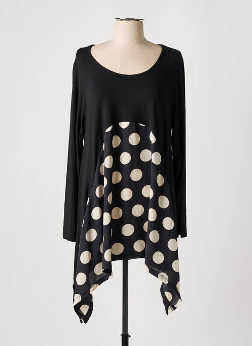 Tunică mâneci lungi negru TEHANA femeie