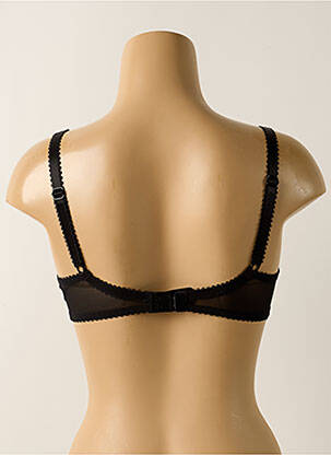 Sutien efect material satinat sutien cupe întregi cu decolteu înalt negru FANTASIE femeie