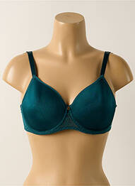 Sutien efect material satinat top sutien modelat verde FANTASIE femme