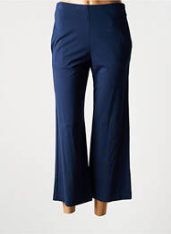 Pantalon 7/8 talie înaltă talie înaltă albastru XETRA femeie