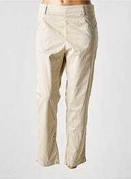 Pantalon 7/8 țesătură poplin mărime normală bej LUCCHINI femeie