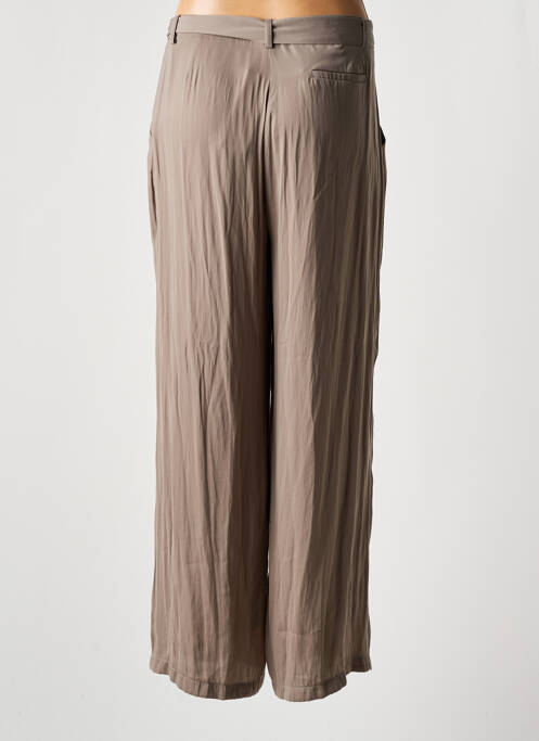 Pantalon larg maro FRED SABATIER femeie