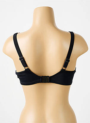 Sutien de costum de baie elasticitate sutien cupe întregi cu decolteu înalt negru ELOMI femeie