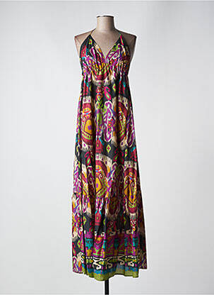 Rochie lungă violet ANGELA DAVIS femeie