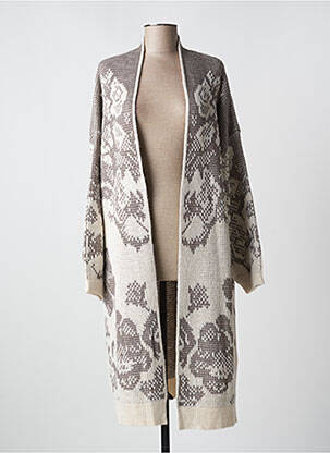 Vestă cu mâneci lungi gri ANGELA DAVIS femeie