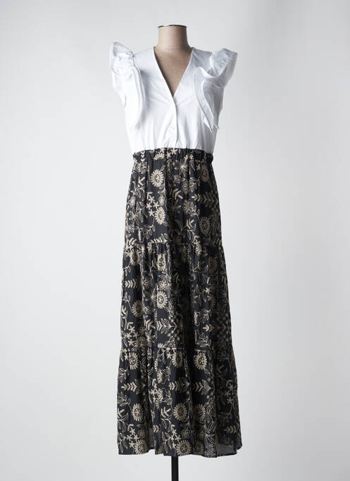 Rochie lungă negru ANGELA DAVIS femeie