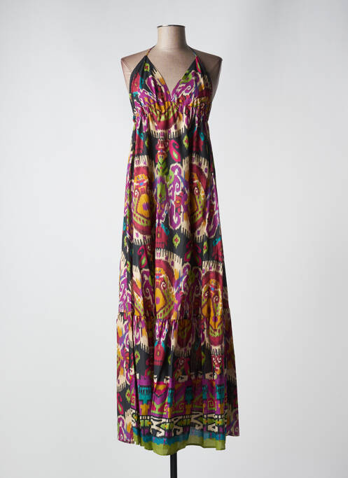 Rochie lungă violet ANGELA DAVIS femeie