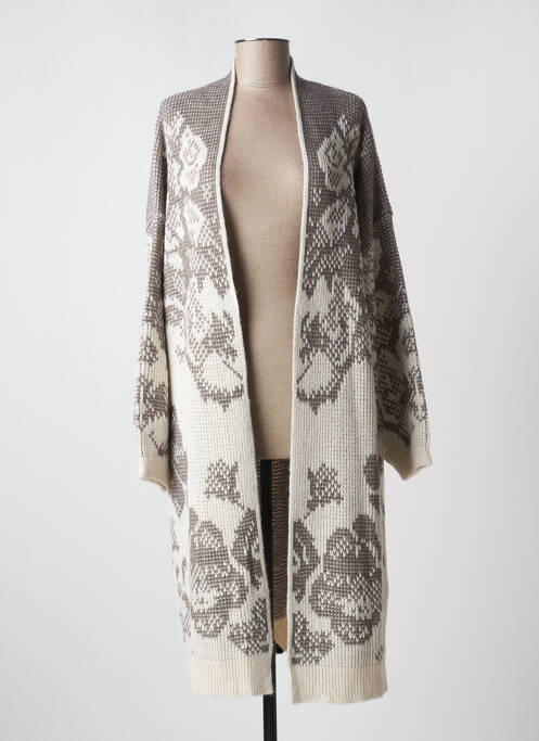 Vestă cu mâneci lungi gri ANGELA DAVIS femeie