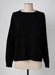Pulover elasticitate mâneci lungi negru ANGELA DAVIS femme