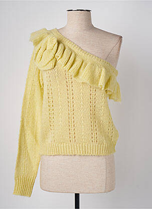 Pulover galben ANGELA DAVIS femeie