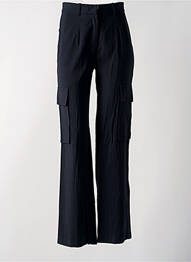 Pantalon cargo talie înaltă talie înaltă negru ANGELA DAVIS femeie