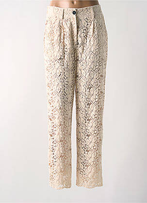 Pantalon drept bej ANGELA DAVIS femeie