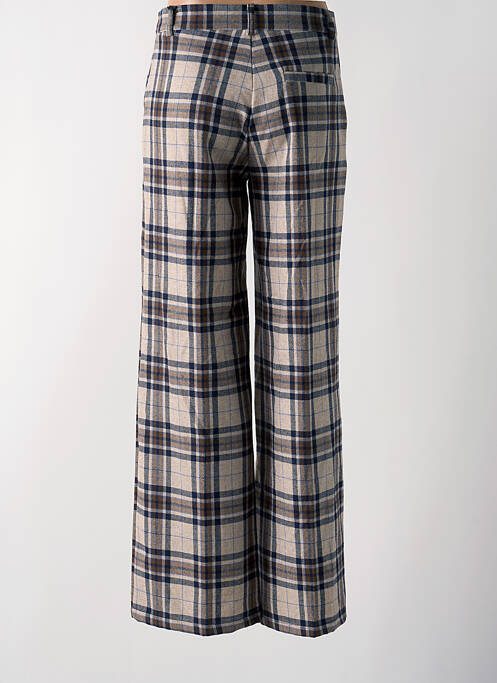 Pantalon evazat bej ANGELA DAVIS femeie