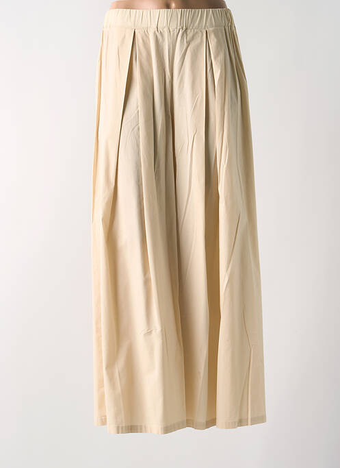 Pantalon larg bej FRIDA MADÉ femeie