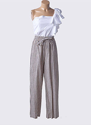 Salopetă-pantalon bej ANGELA DAVIS femeie