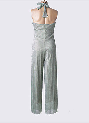 Salopetă-pantalon fără mâneci fără mâneci verde ANGELA DAVIS femeie