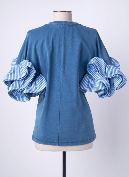 Top albastru ANGELA DAVIS femeie