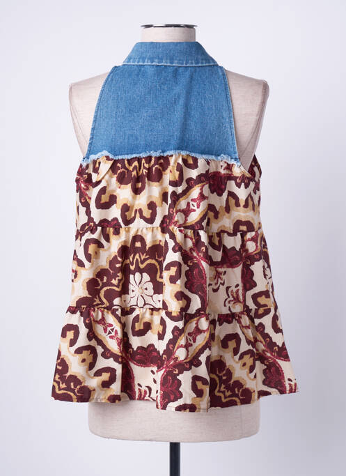 Cămașă maro ANGELA DAVIS femeie