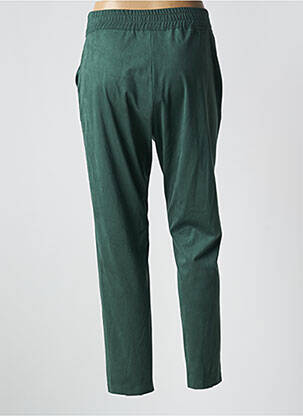Pantalon slim talie elastică mărime normală verde DIANA GALLESI femeie