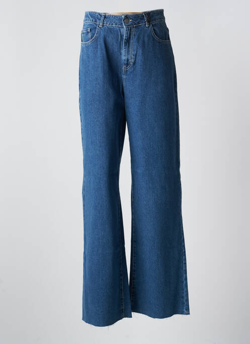 Blugi cu croială largă albastru LUMINA femeie